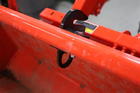 kubota loader bucket hook